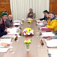 HP CM Sukhu holds a cabinet meet. File pic
