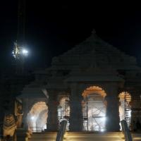 The Ram temple with consecrated on Jan 22