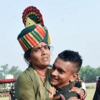 An Agniveer celebrates with his mother