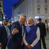 PM Modi with Austrian Chancellor Karl Nehammer