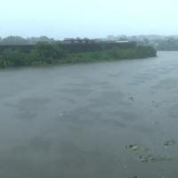 The Mithi river in Mumbai in spate