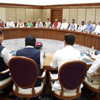 PM Narendra Modi hold first cabinet meeting of third term in New Delhi/ANI Photo