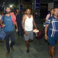 Survivors of the Kanchanjunga Express accident