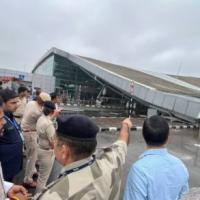 Aviation minister inspects the damage