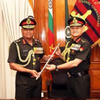 Army Chief General Upendra Dwivedi (right)/File image