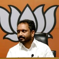 BJP state chief and party's Wayanad LS candidate K Surendran
