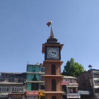 The tricolour at Lal Chowk