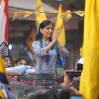 Sunita Kejriwal has been campaigning for the party