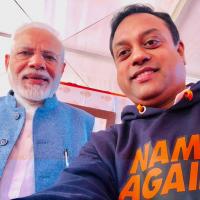 Sambit Patra's pinned image on his X feed from 2019