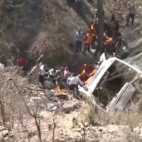 Rescue operation underway at the accident site/ANI on X