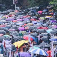 A peoples' protest in Kolkata against the RG Kar incident