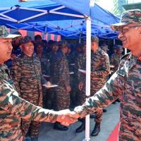 Northern Army Commander Lieutenant General MV Suchindra Kumar(R)/ANI Photo