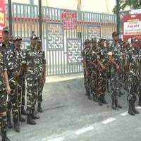 Security personnel being deployed ahead of PM Narendra Modi's visit to Varanasi/ANI Photo