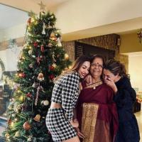 Malaika and Amrita with their mother Joyce