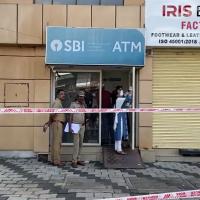 The ATM in Thrissur, Kerala, that was broken into. Pic: ANI Photo