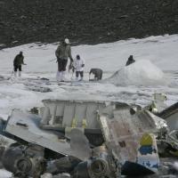 Parts of the AN-12 BL-534 aircraft that was crashed in 1968/ANI Photo