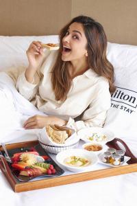 Deepika Enjoys A Day In Bed