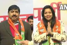 Cong's poster girl, another Akhilesh kin join BJP