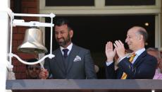 PIX: Pujara rings the traditional Lord's bell on Day 3