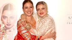 Tabu Bonds With Rekha At Umrao Jaan Screening