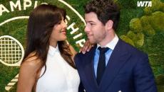 PIX: Priyanka, Nick Enjoy Tennis At Centre Court!
