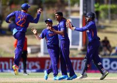 PIX: India thrash Australia to enter Under-19 WC final