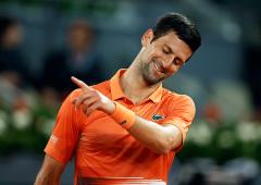 Djokovic stays perfect against Monfils in Madrid
