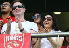 Spotted! Preity's husband at Wankhede