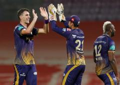 IPL PHOTOS: KKR stay alive with thumping win over MI