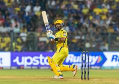 IPL PIX: Rahane, Jadeja star as CSK down MI