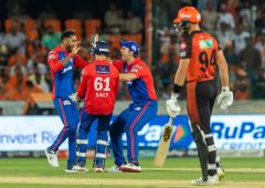 IPL PIX: All-round Axar leads DC to tight win over SRH