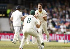 Ashes PIX: Marsh hammers ton as 13 wickets fall