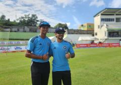 PIX: Jaiswal, Kishan make Test debut!
