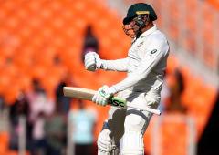 PIX: Khawaja hits ton as Australia defy India on Day 1