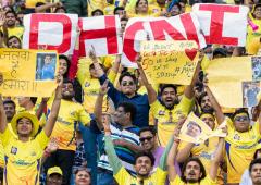 PIX: When Dhoni reigned in Lucknow rain
