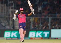 PIX: Jaiswal, Chahal fire rampaging Royals to big win!