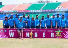 Clinical Lanka sweep Test series against Bangladesh