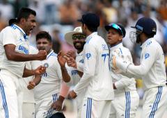 PIX: Jurel, Ashwin, Kuldeep put India on course