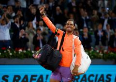 PIX: Nadal bids adieu to Madrid after defeat 