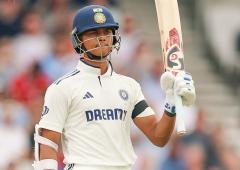 PHOTOS: Jaiswal fights on, India end Day 2 on top 