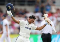 Jaiswal shares record with Dada!