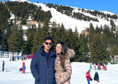 Gambhir Chills In France With Family