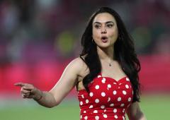 PIX: Preity Zinta super chuffed after Punjab win