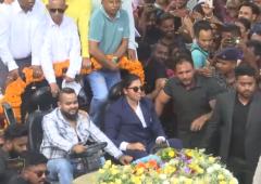 PIX: Richa Ghosh returns home to Siliguri's love