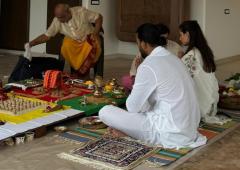 At Athiya, Rahul's Grih Pravesh