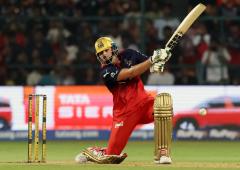 RCB's six-hitting machine Tim David hits the roof