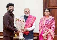 Inside Jadeja's proud moment with PM Modi
