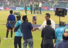 SEE: Wasim Akram-Rohit Sharma Hug Goes Viral 