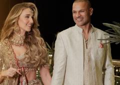 Dhawan Drops Dreamy Sangeet Pics With Sophie