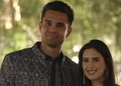 Arjun, Saaniya Seek Lord Ganesha's Blessings